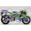 AUTOCOLLANT KIT KAWASAKI ZXR750 YEAR 1994 GREEN WHITE (Produit compatible)
