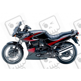 AUFKLEBER KIT KAWASAKI GPZ 500S YEAR 2001 BLACK RED