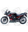STICKERS KIT KAWASAKI GPZ 500S YEAR 2001 BLACK RED