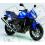 STICKERS KIT KAWASAKI Z750 YEAR 2004 BLUE (Compatible Product)