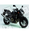STICKERS KIT KAWASAKI Z750 YEAR 2005 BLACK
