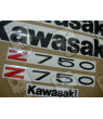AUFKLEBER KIT KAWASAKI Z750 YEAR 2006 RED