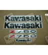 AUFKLEBER KIT KAWASAKI Z750 YEAR 2006 SILVER
