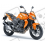 ADHESIVOS KIT KAWASAKI Z750 AÑO 2008 NARANJA (Producto compatible)