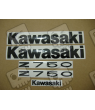 STICKERS KIT KAWASAKI Z750 YEAR 2009 GREEN