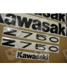 STICKERS KIT KAWASAKI Z750 YEAR 2009 GREEN