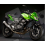 STICKERS KIT KAWASAKI Z750 YEAR 2009 GREEN (Compatible Product)