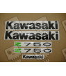 ADHESIVOS KIT KAWASAKI Z750 AÑO 2010 BLANCO