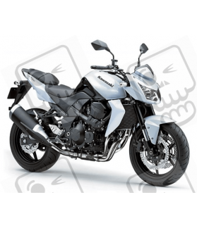 STICKERS KAWASAKI Z750 YEAR 2010 WHITE (Compatible Product)