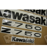 STICKERS KIT KAWASAKI Z750 YEAR 2011 WHITE
