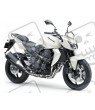 AUTOCOLLANT KAWASAKI Z750 YEAR 2011 WHITE