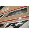 AUTOCOLLANT KIT YAMAHA R1 YEAR 2014 VERSION WHITE