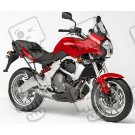 AUFKLEBER KAWASAKI VERSYS 650 YEAR 2009 RED