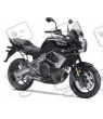 STICKERS KAWASAKI VERSYS 650 YEAR 2010 BLACK