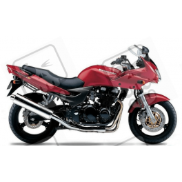 STICKERS KAWASAKI ZR-7S YEAR 2004 VERSION RED