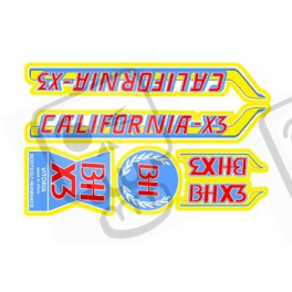 AUFKLEBER BH CLASSIC CALIFORNIA X3