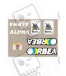 AUTOCOLLANT ORBEA CLASSIC ALPHA