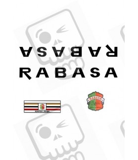 STICKERS RABASA DERBI BMX