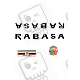 STICKERS RABASA DERBI BMX