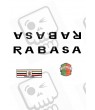 STICKERS RABASA DERBI BMX
