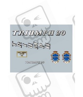 ADHESIVOS VINTAGE TRIUMPH (Producto compatible)
