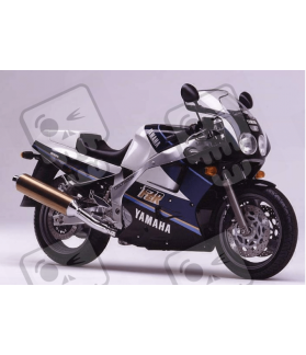 Stickers decals Yamaha FZR 1000 Year 1990 black/blue/white