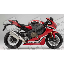 STICKERS HONDA CBR 1000RR 2017 RED-BLACK-WHITE