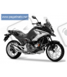 STICKER HONDA NC750X AÑO 2017 NEGRO