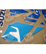 Aufkleber Suzuki GSX-R1100 1992 - WHITE BLUE