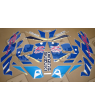 Aufkleber Suzuki GSX-R1100 1992 - WHITE BLUE