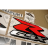 Adhesivo sticker SUZUKI GSXR 750 AÑO 2016 NEGRO