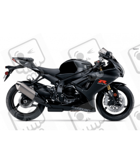 Aufkleber SUZUKI GSX-R 750 2016 - BLACK