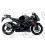 Adhesivo sticker SUZUKI GSXR 750 AÑO 2016 NEGRO (Producto compatible)