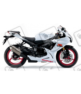DECALS Suzuki GSX-R 750 2017 WHITE (Compatible Product)