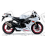 ADHESIVOS KIT Suzuki GSX-R 750 2017 WHITE (Producto compatible)
