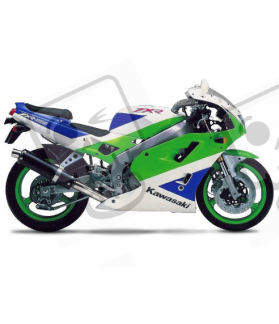 DECALS KAWASAKI ZXR-750 NINJA 1991 GREEN WHITE (Compatible Product)