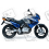 Aufkleber HONDA VARADERO XL 125 YEAR 2001 BLUE (Kompatibles Produkt)