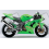 ADHESIVOS SET KAWASAKI ZX-6RR AÑO 2003 VERDE (Producto compatible)