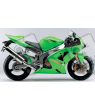 STICKER SET KAWASAKI ZX-6RR YEAR 2003 GREEN
