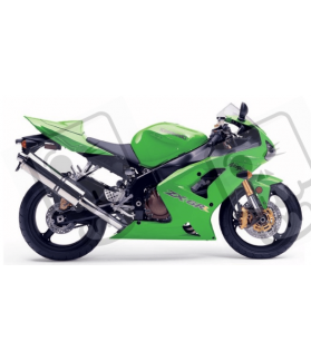 ADESIVI KAWASAKI ZX-6RR YEAR 2004 GREEN (Prodotto compatibile)