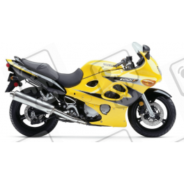 Autocollant Suzuki KATANA GSX F600 YEAR 2003 YELLOW