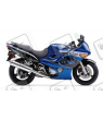 Aufkleber Suzuki KATANA GSX F600 YEAR 2002 BLUE BLACK