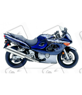 Adhesivo KATANA GSX F750 YEAR 2005 BLUE VEERSION US