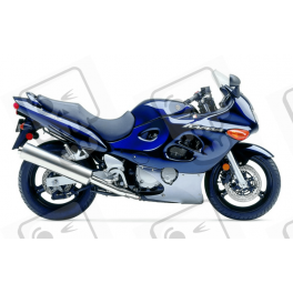 Adhesivo KATANA GSX F750 YEAR 2005 BLUE VEERSION US