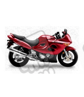 Stickers Suzuki KATANA GSX F750 YEAR 2000 RED VERSION US