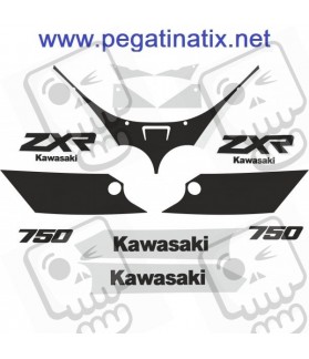 Adesivi KAWASAKI ZXR750 YEAR 1989 - 1990 (Prodotto compatibile)