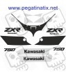 Autocollant KAWASAKI ZXR750 YEAR 1989 - 1990