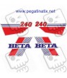 Stickers decals BETA 240