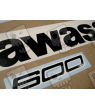 STICKER SET KAWASAKI ZX-6R AÑO 2012 RED