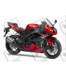 STICKER SET KAWASAKI ZX-6R AÑO 2012 RED